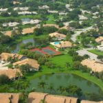 Lakeshore Village in Sarasota Aerial