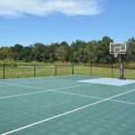 Gamble Creek in Parrish Basketball Court