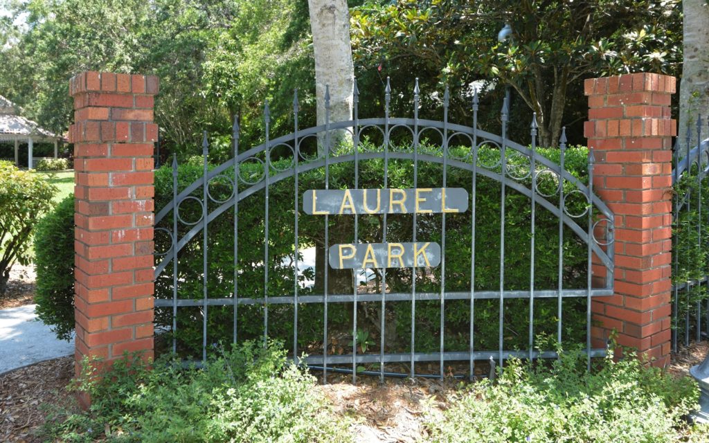 Laurel Park in Sarasota Entrance