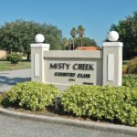 Misty Creek Country Club in Sarasota Entrance Sign