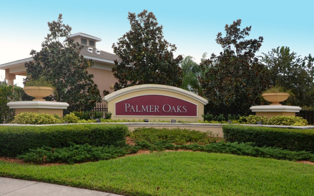 Palmer Oaks in Palmer Ranch Entrance Sign