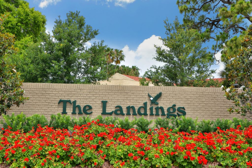 The Landings in Sarasota Entrance Sign