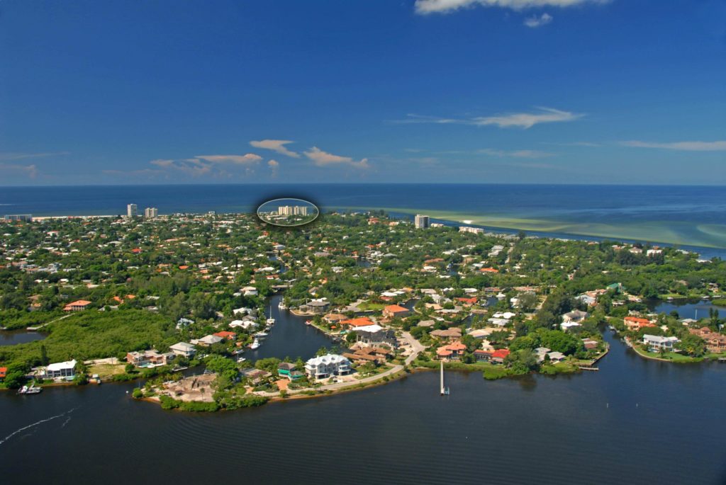 Whispering Sands in Siesta Key Condos for Sale Aerial