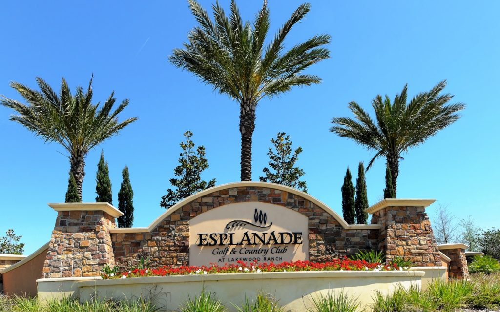 Esplanade Golf and Country Club at Lakewood Ranch Entrance Sign