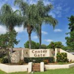 Center Gate in Sarasota Entrance Sign