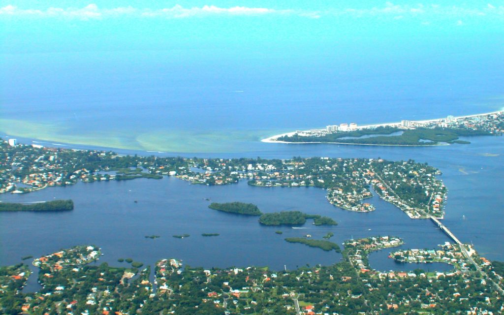 Red Rock in Sarasota Aerial View