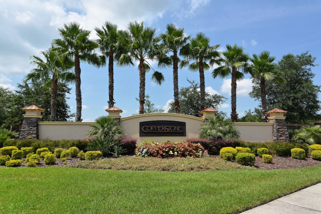 Copperstone in Parrish Entrance Sign